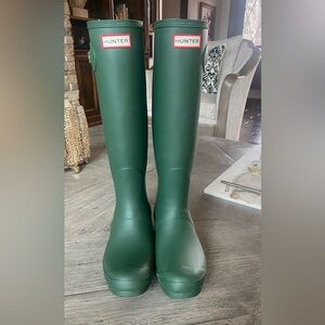 Women's Green Rain Boots